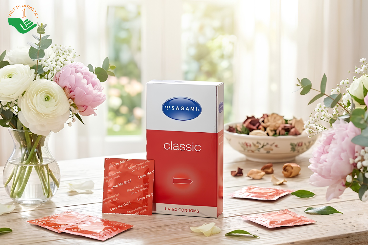 Sagami Classic là dòng sản phẩm phổ thông, phù hợp với người mới bắt đầu sử dụng hoặc muốn một lựa chọn đơn giản, dễ làm quen.
