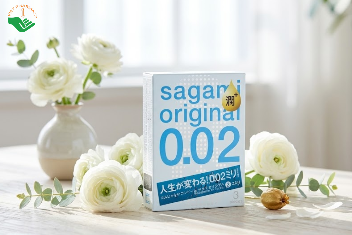 Sagami Original 0.02 Extra Gel 30% là phiên bản sở hữu lượng gel bôi trơn được tăng thêm khoảng 30% so với bản gốc.