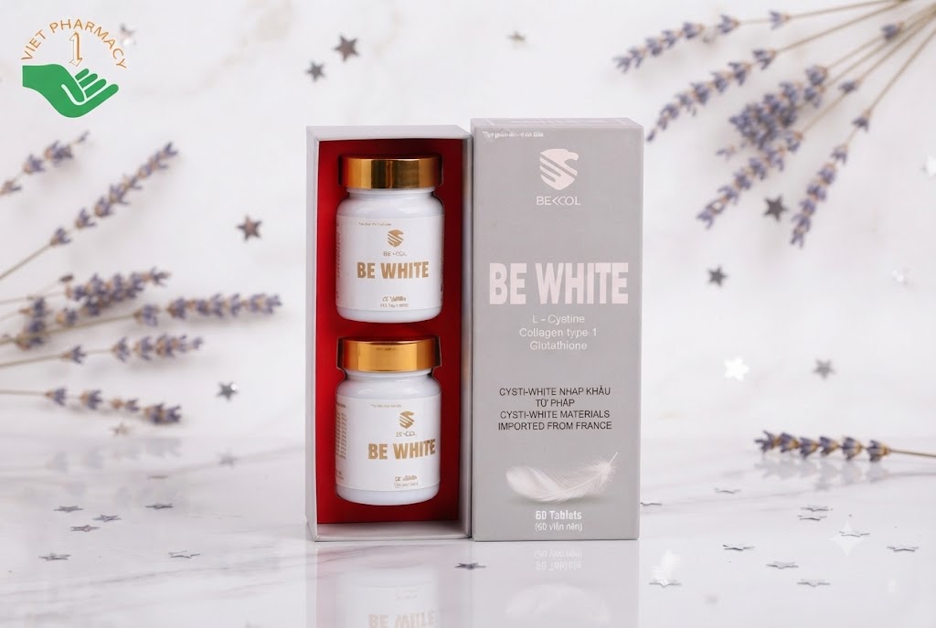 Be White La Terre France hỗ trợ giảm sạm, nám da, làm sáng đẹp da, chống oxy hóa (Hộp 50 viên)