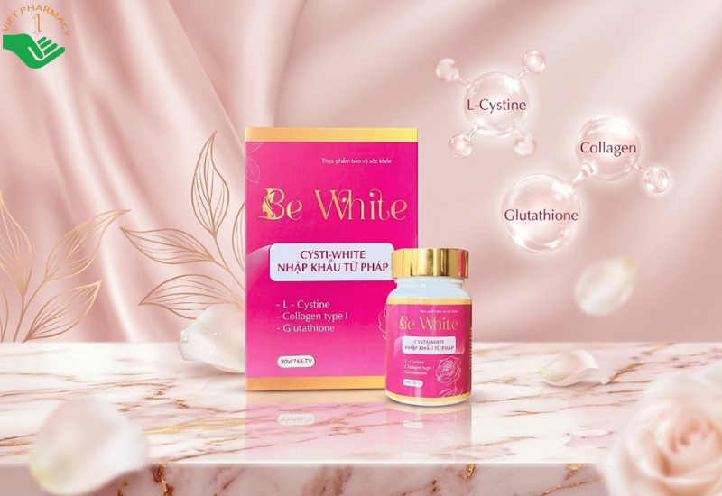 Be White La Terre France hỗ trợ làm chậm lão hóa sớm, giúp làn da dần trở nên tươi sáng (Hộp 30 viên)