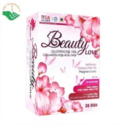 Beauty Love hỗ trợ làm da sáng đẹp, bổ sung các chất chống oxy hóa, làm chậm quá trình lão hóa da (Hộp 30 viên)