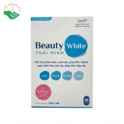 Beauty White Thái Minh hỗ trợ chống oxy hóa, giảm nám, làm đẹp da (Hộp 30 viên)