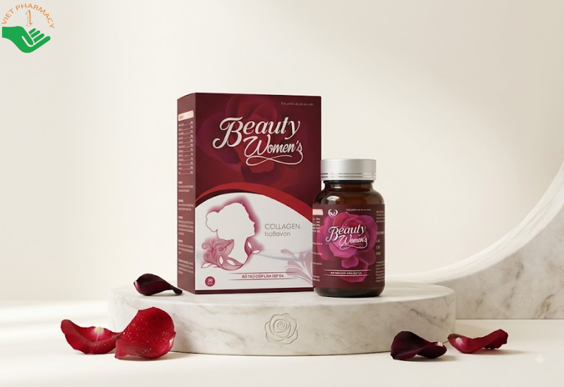 Beauty Women’s Aviphar hỗ trợ làm chậm lão hóa, giúp da tươi sáng (Hộp 30 viên)