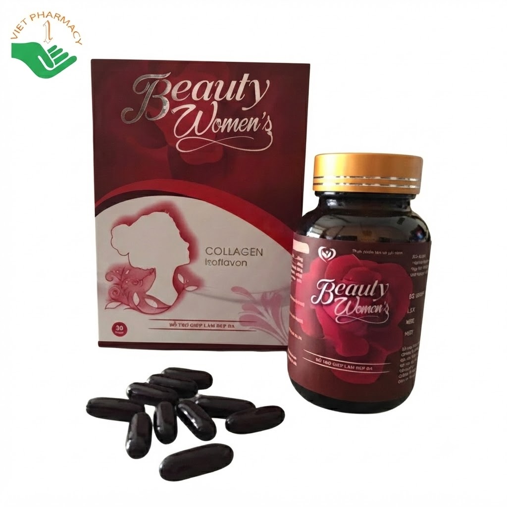 Beauty Women’s hỗ trợ làm chậm quá trình lão hóa, giúp làm đẹp da (Hộp 30 viên)