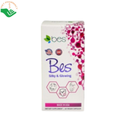Bes Silky & Glowing Vita of America Corp làm chậm quá trình lão hóa, hỗ trợ mờ nám, tàn nhang (Hộp 60 viên)