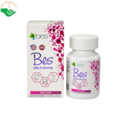Bes Silky & Glowing Vita of America Corp làm chậm quá trình lão hóa, hỗ trợ mờ nám, tàn nhang (Hộp 60 viên)