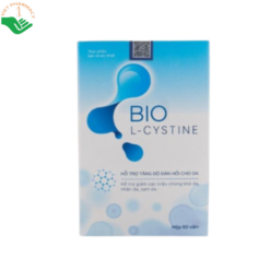 Bio L-Cystine 3C Pharma hỗ trợ tăng độ đàn hồi, làm giảm các triệu chứng của lão hóa da (Hộp 60 viên)
