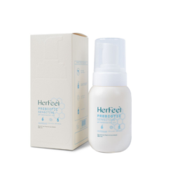 Bọt vệ sinh phụ nữ Her Feel Prebiotic Sensitive làm sạch dịu nhẹ, cân bằng pH cho da nhạy cảm (Chai 150ml)