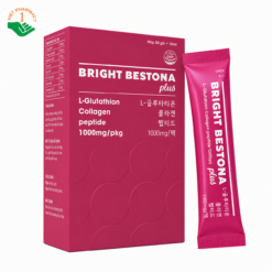 Bright Bestona Plus Dahupha hỗ trợ chống oxy hóa, làm sáng đẹp da (Hộp 20 gói x 10ml)