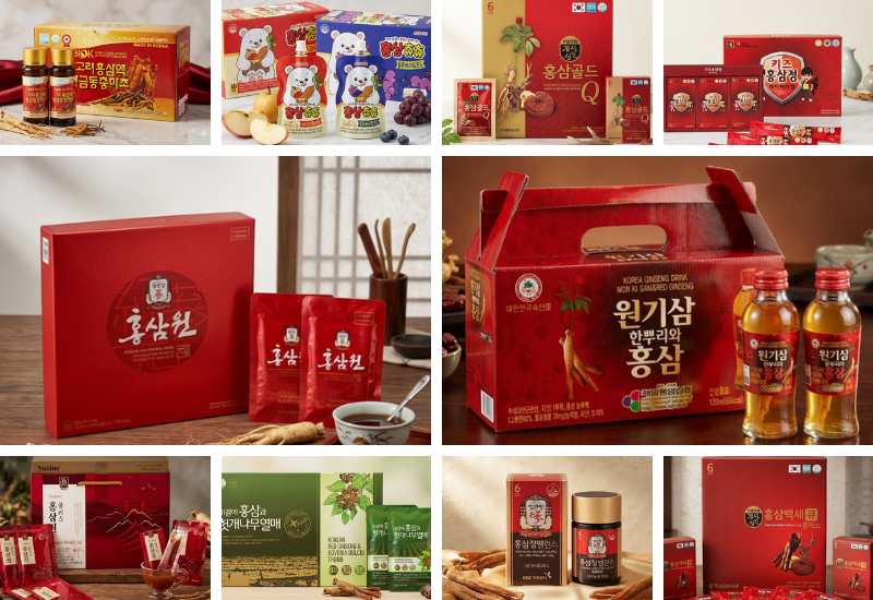 Top 10 nước hồng sâm Hàn Quốc nước yêu thích