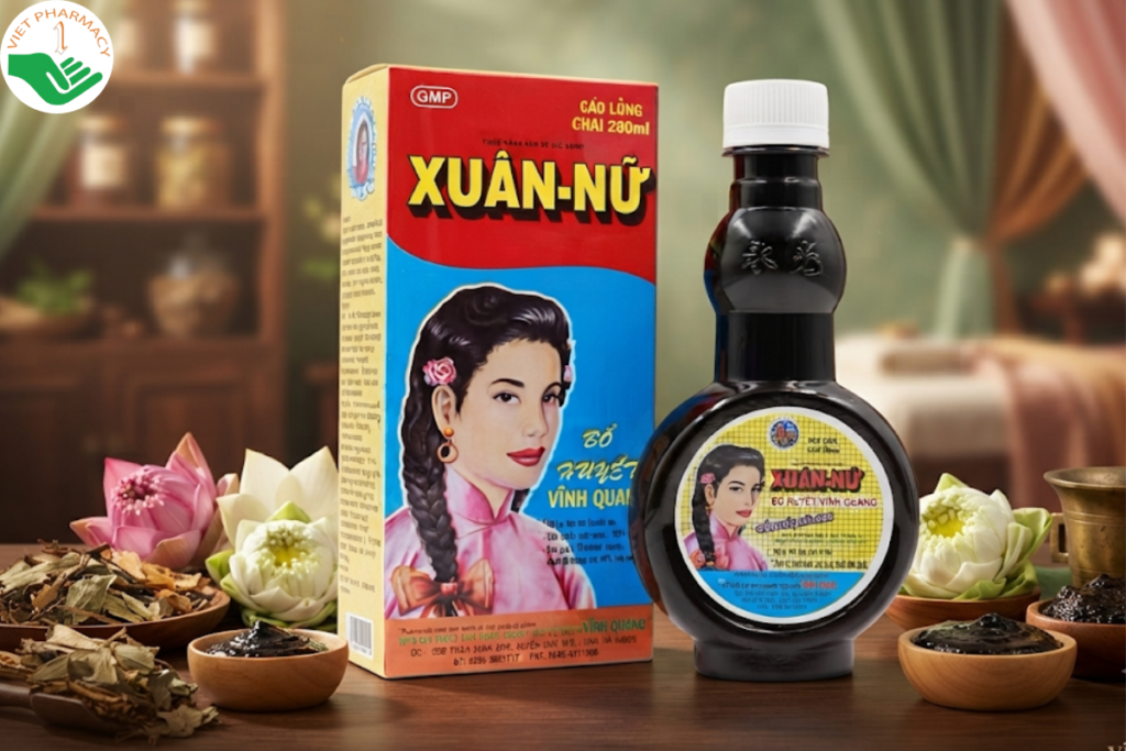 Cao lỏng Xuân Nữ Vĩnh Quang hỗ trợ bổ khí huyết và điều hòa kinh nguyệt (Chai 280ml)