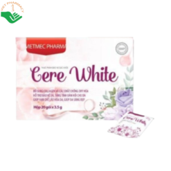 Cere White Vietmec làm chậm quá trình lão hóa da, giúp da sáng mịn (Hộp 20 gói)
