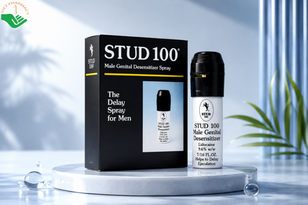 Chai xịt Stud 100 kiểm soát xuất tinh và kéo dài thời gian quan hệ (Hộp 1 lọ 12,5ml)