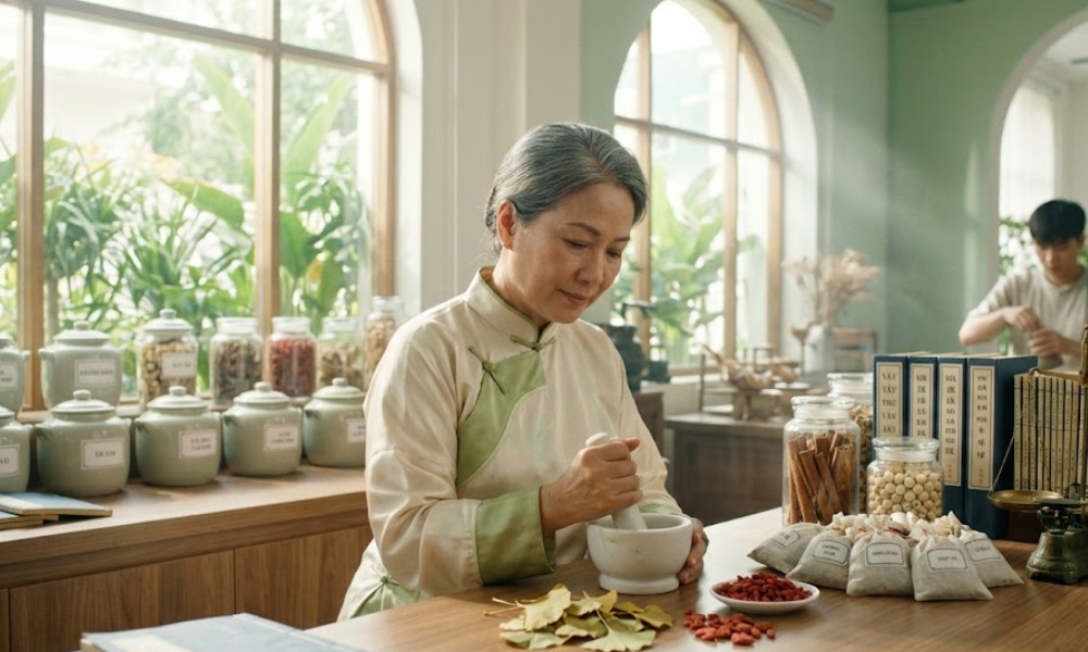 Đông y tập trung điều chỉnh sự mất cân bằng bên trong cơ thể thay vì chỉ giải quyết triệu chứng bên ngoài