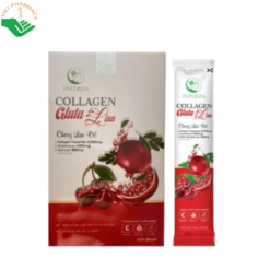 Collagen Gluta Liza Pucoliza giúp tăng cường độ ẩm, hỗ trợ da sáng đẹp (Hộp 20 gói)