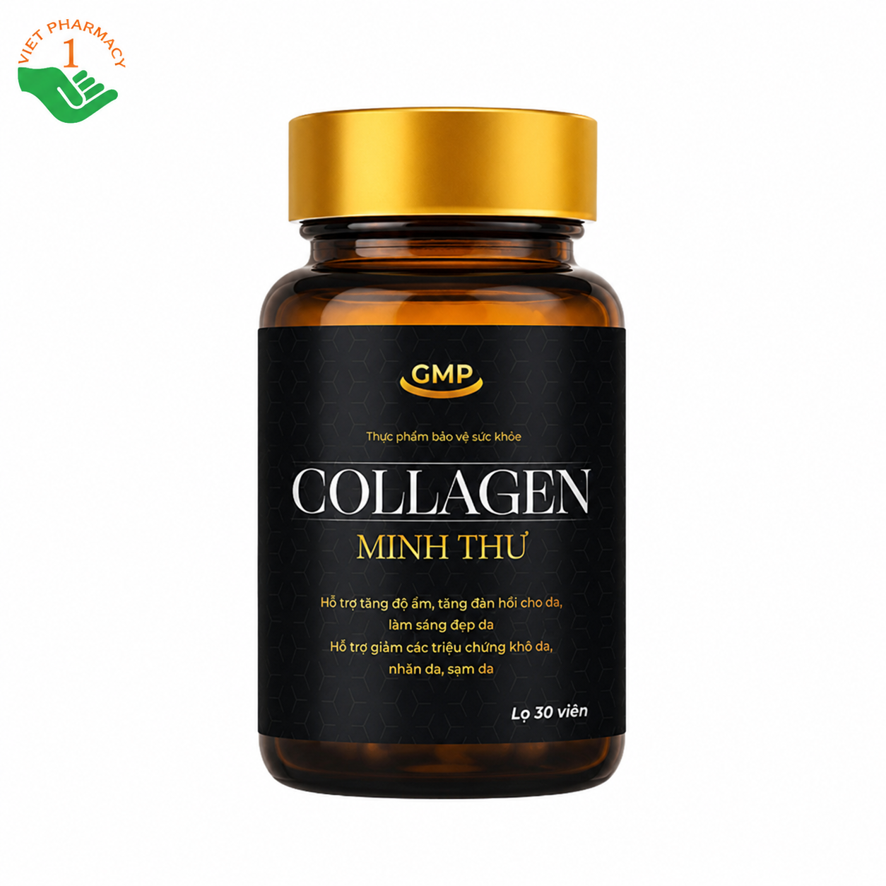 Collagen Minh Thư hỗ trợ làm sáng đẹp da, tăng độ ẩm và độ đàn hồi cho da (2 hộp x 30 viên)