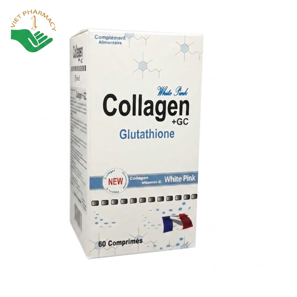 Collagen+GC Glutathione Phytextra giúp làn da sáng mịn, đều màu, ngăn ngừa lão hoá và kích thích sản sinh collagen (Hộp 60 viên)