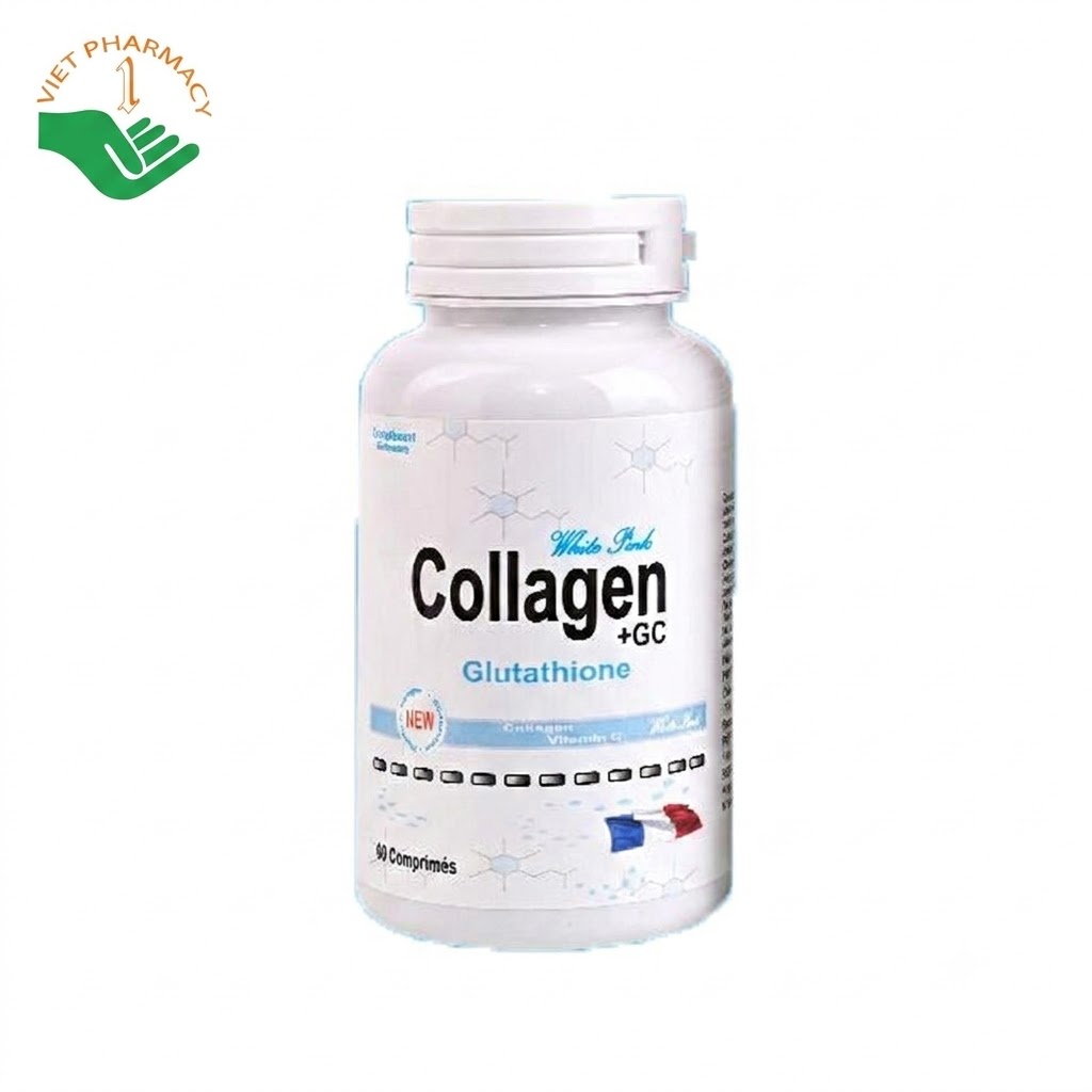 Collagen+GC Glutathione Phytextra giúp làn da sáng mịn, đều màu, ngăn ngừa lão hoá và kích thích sản sinh collagen (Hộp 60 viên)