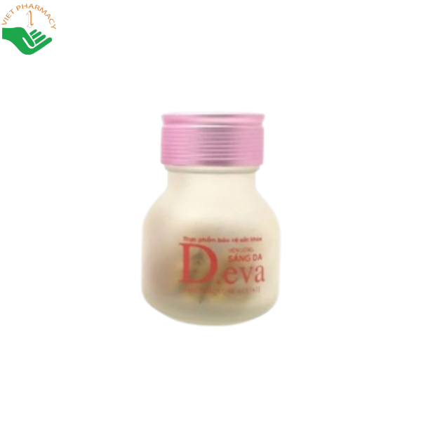 D.eva Vshine cải thiện nội tiết tố nữ, giảm sạm màu, nám và khô da (Lọ 30 viên)