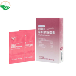 Daily Glutathione Film 130mg Seoul Bio Pharm hỗ trợ làm sáng da, ngăn ngừa lão hóa (Hộp 30 miếng)