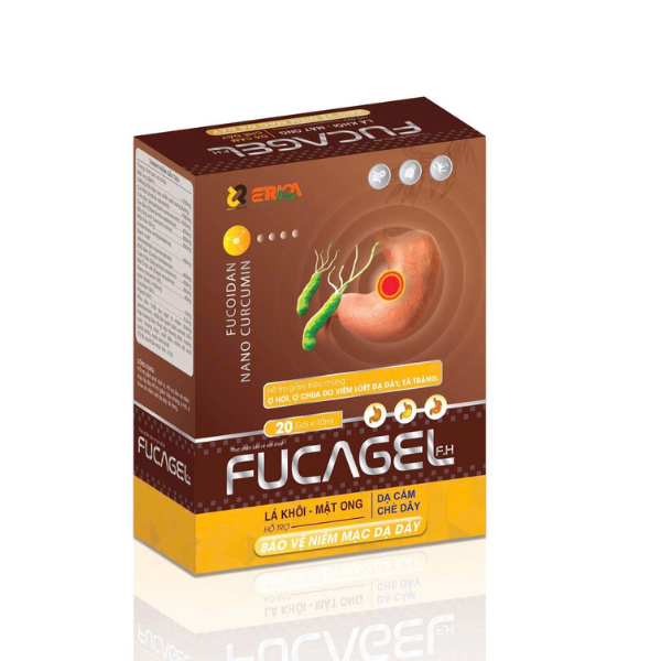 Dung dịch uống hỗ trợ dạ dày Fucagel F.H (Hộp 20 gói x 10ml)