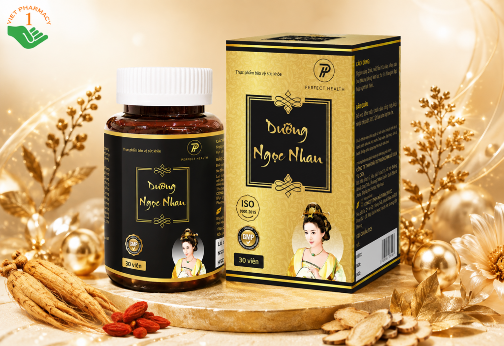 Dưỡng Ngọc Nhan nuôi dưỡng da sáng đẹp, giảm nám, mờ thâm (Hộp 30 viên)