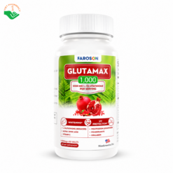 Faroson Glutamax 1000 hỗ trợ làm sáng da, giảm nám, bảo vệ da khỏi tia UV (Hộp 30 viên)