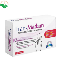 Fran – Madam Lustrel Laboratoires hỗ trợ cải thiện tình trạng suy giảm nội tiết tố nữ (Hộp 30 viên)