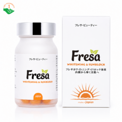 Fresa Whitening & Sunblock Hebora hỗ trợ chống lão hóa, làm trắng sáng da (Hộp 60 viên)