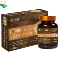 Fucoidan Hoàng Kim hỗ trợ tăng cường khả năng miễn dịch, giúp nâng cao sức đề kháng (Hộp 2 lọ x 30 Viên)