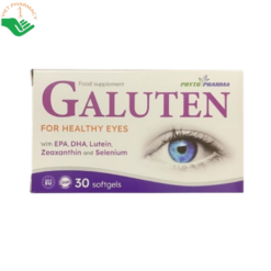 Galuten Phytopharma tăng cường thị lực, giảm cảm giác mỏi mắt, mờ mắt, khô mắt (Hộp 3 vỉ x 10 viên)).)