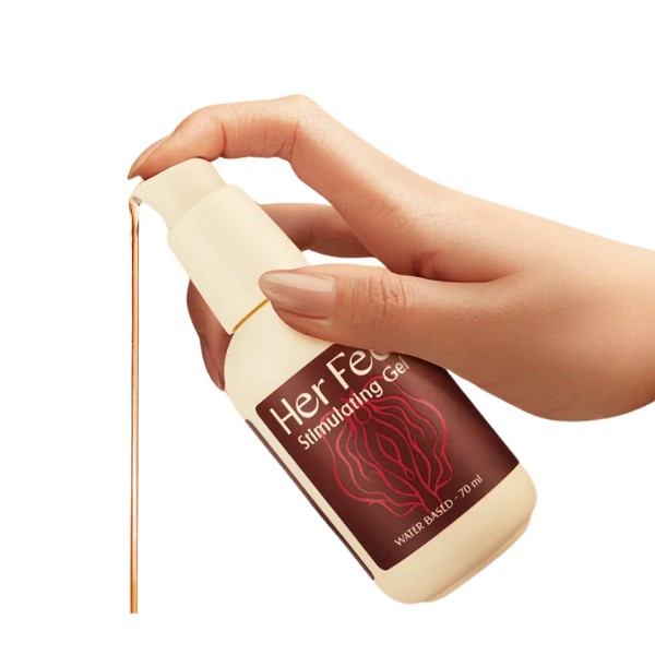 Gel bôi trơn Her Feel Stimulating Gel làm mới cảm xúc, vượt qua sự đơn điệu trong đời sống (Chai 70ml)