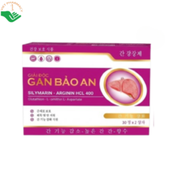 Giải Độc Gan Bảo An Việt Nga bảo vệ tế bào gan, hỗ trợ thanh nhiệt giải độc (Hộp 30 viên)