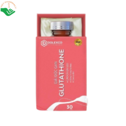 Giải độc gan Glutathione DOLEXCO hỗ trợ bổ gan, giúp thanh nhiệt, giải độc (Hộp 30 viên)