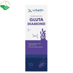 Gluta Diamond Vitath hỗ trợ giúp làm sáng da, giảm nám da (1 lọ x 10 viên)