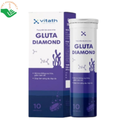 Gluta Diamond Vitath hỗ trợ giúp làm sáng da, giảm nám da (1 lọ x 10 viên)