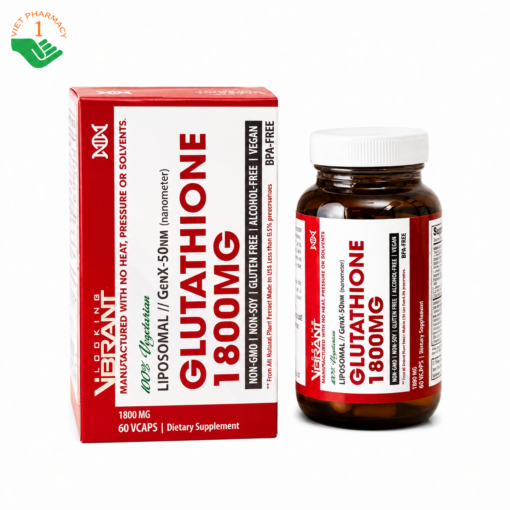 glutathione thải độc gan 1800mg Vibrant tăng cường Gevşeklik