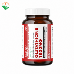 Glutathione 1800mg Vibrant tăng cường thải độc gan, tăng độ đàn hồi cho da (Hộp 60 viên)