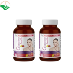 Glutathione Beauty Plus Lao Cai Pharma giúp hạn chế sạm, nám, khô da, hỗ trợ làm sáng da (Hộp 60 viên)