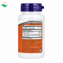 Glutathione Now Foods bổ gan, giải độc và làm sáng da, hỗ trợ chống oxy hóa (Hộp 60 viên)