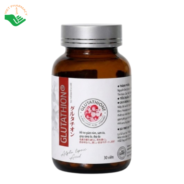 Glutathione Soli Pharma FOXS-USA giảm nám, sạm và hỗ trợ sáng da (Hộp 30 viên)