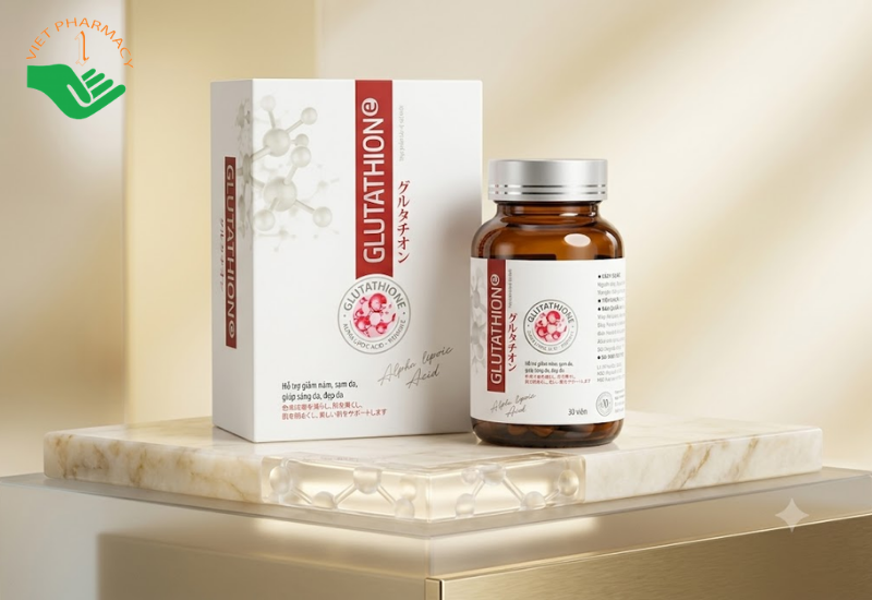 Glutathione Soli Pharma FOXS-USA giảm nám, sạm và hỗ trợ sáng da (Hộp 30 viên)