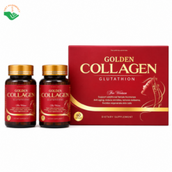 Golden Collagen Golden Smile hỗ trợ chống lão hóa, giúp da sáng mịn (Hộp 30 viên)