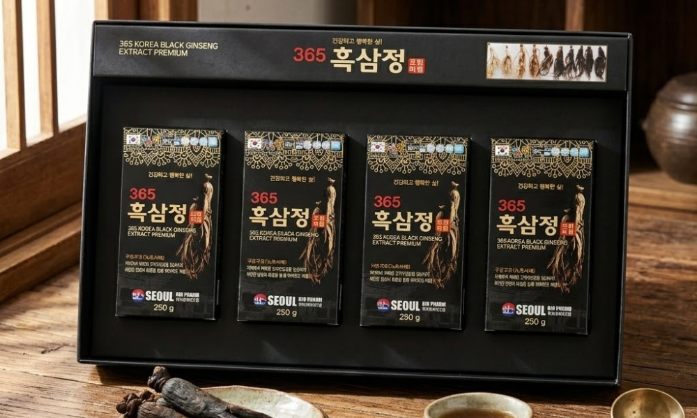 Cao hắc sâm 365 Korea Black Ginseng Extract Premium Seoul Bio Pharm