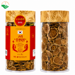 Hồng sâm khô thái lát Daedong Hàn Quốc giúp ngủ ngon, tăng sức đề kháng (Hộp 200 gram)