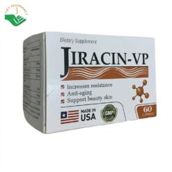 Jiracin-VP Lifebloom Corporation hỗ trợ tăng cường sức khoẻ, hỗ trợ làm đẹp da, chống lão hoá (Hộp 60 viên)