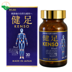 Viên uống KENSO hỗ trợ giảm đau khớp, nuôi dưỡng sụn khớp và hệ thống xương (Hộp 30 viên nang cứng)