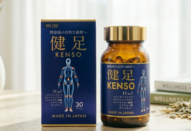 Viên uống hỗ trợ giảm đau khớp KENSO (Hộp 30 viên nang cứng)