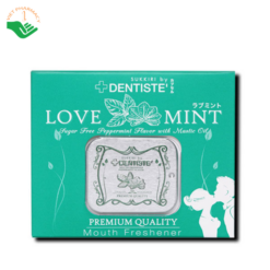 Kẹo ngậm Love Mint tạo cảm giác the mát và hỗ trợ tăng hứng thú khi gần gũi (Hộp 20 viên)