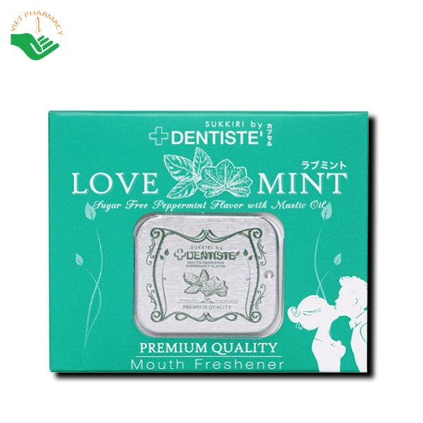 Kẹo ngậm Love Mint tạo cảm giác the mát và hỗ trợ tăng hứng thú khi gần gũi (Hộp 20 viên)